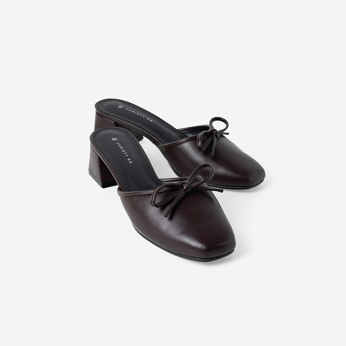 Leandra Ribbon Mules | Christy Ng