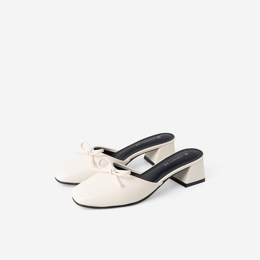 Leandra Ribbon Mules | Christy Ng