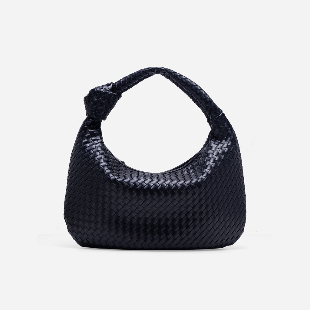 Lucia Woven Hobo Bag - Main Image