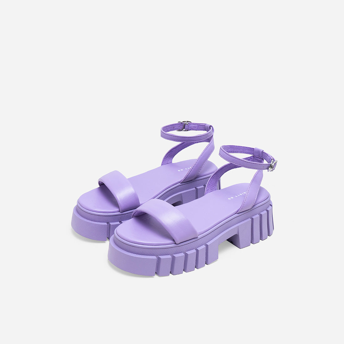 Purple platform sandals deals