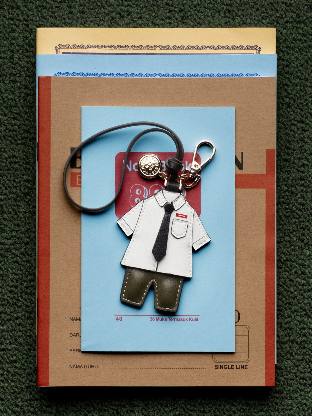 School uniform charm from the Merdeka Charm Series