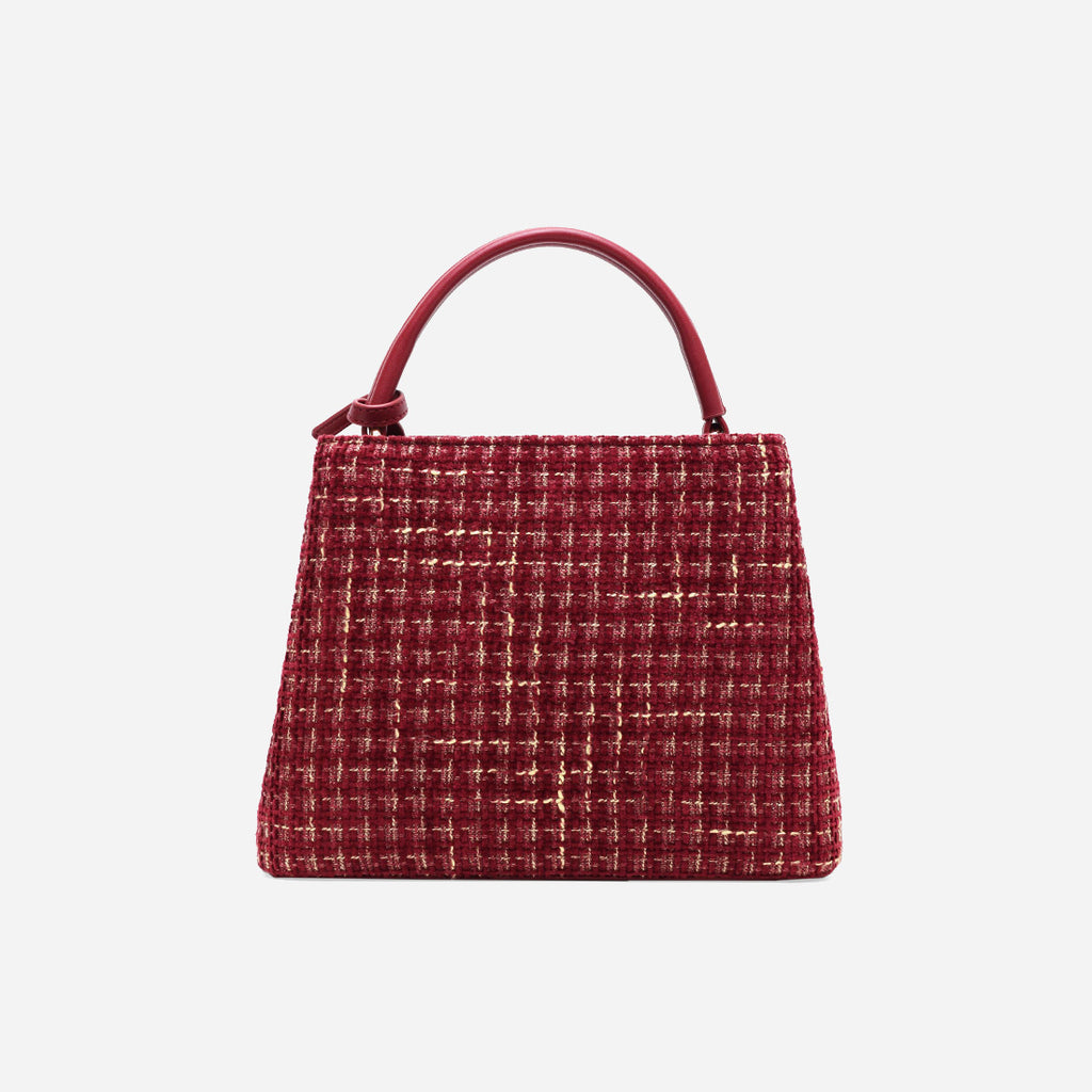 Maroon Tweed