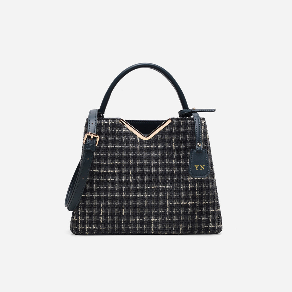 Navy Tweed