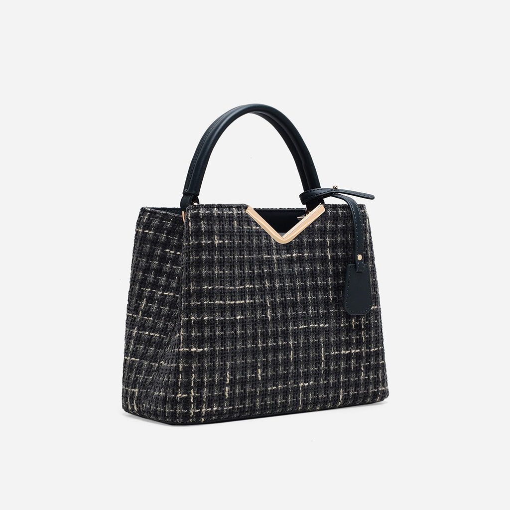 Navy Tweed