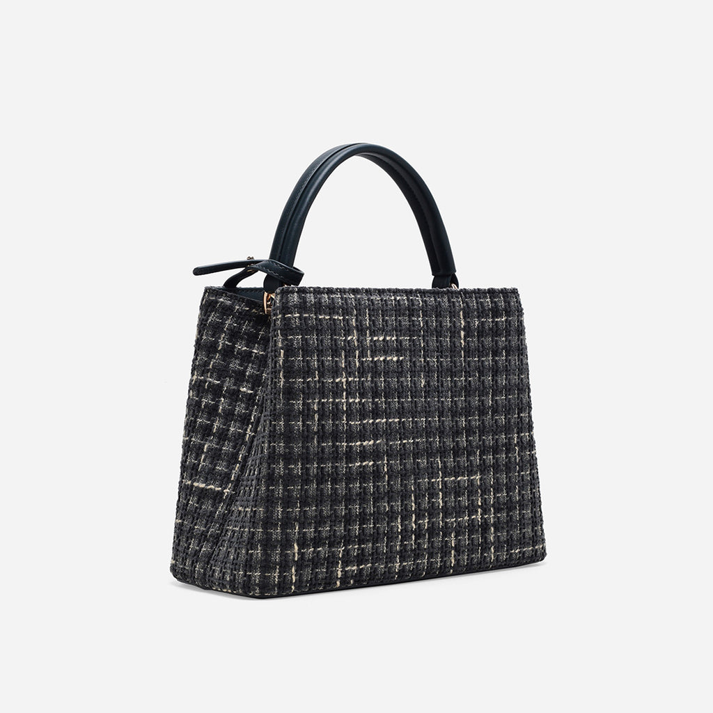 Navy Tweed