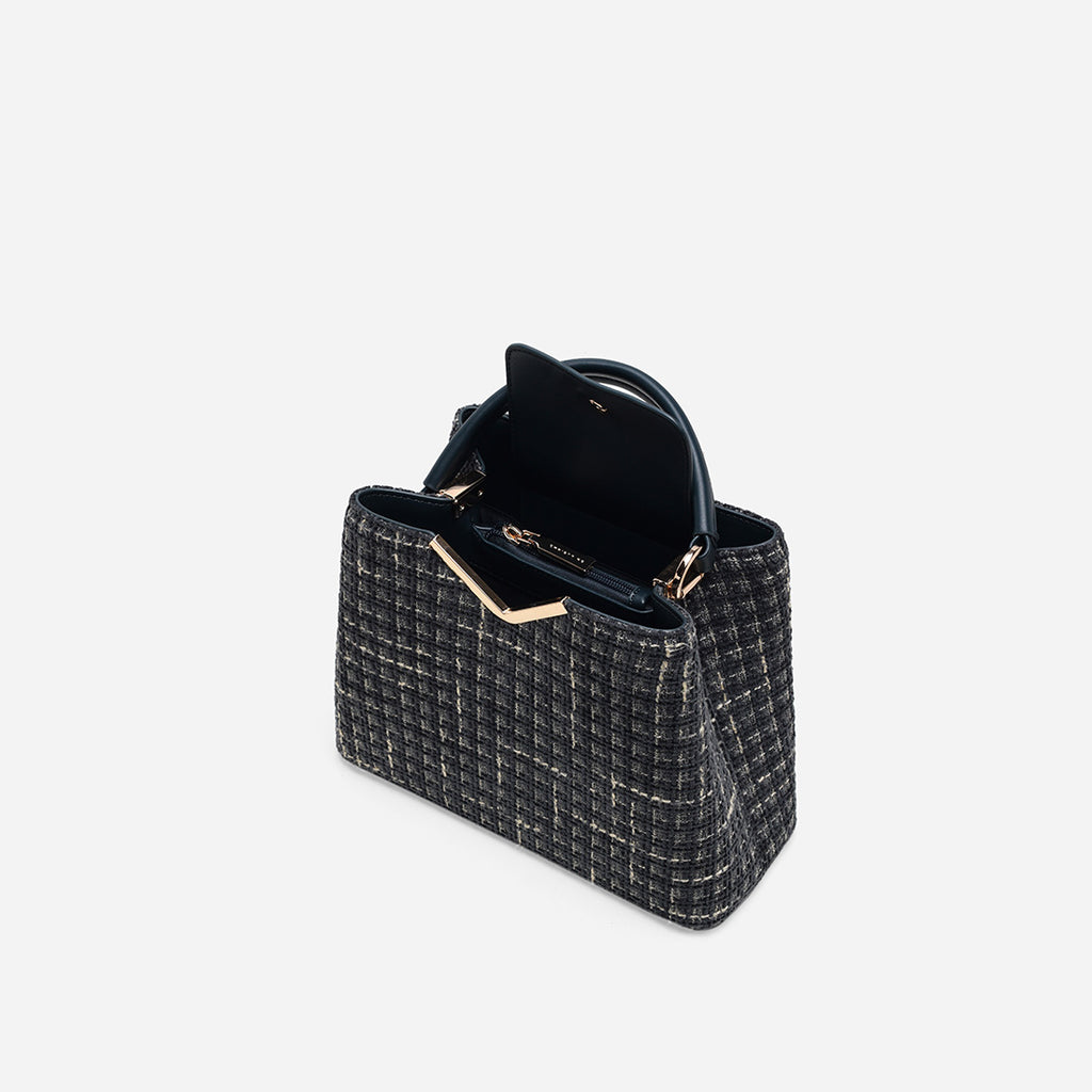Navy Tweed