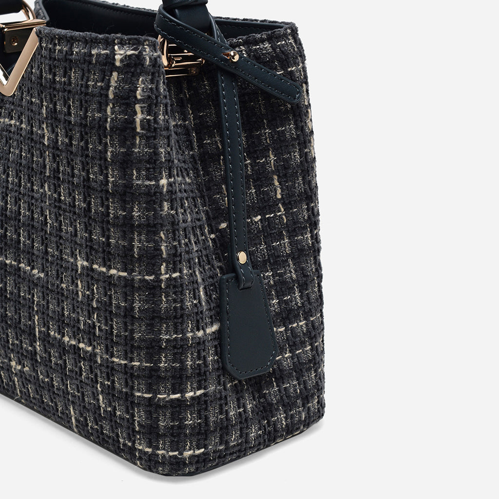 Navy Tweed