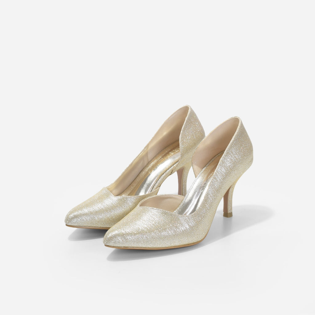 RAMSY GOLD Rhinestone Heel | Women's Heels – Betsey Johnson